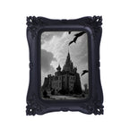 SIKOO Vintage Openwork Acanthus Carving  Frame with Oil Painting